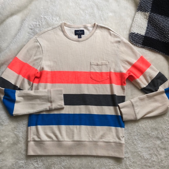 American Eagle Outfitters Sweaters - American Eagle Outfitters Crewneck Striped Sweater